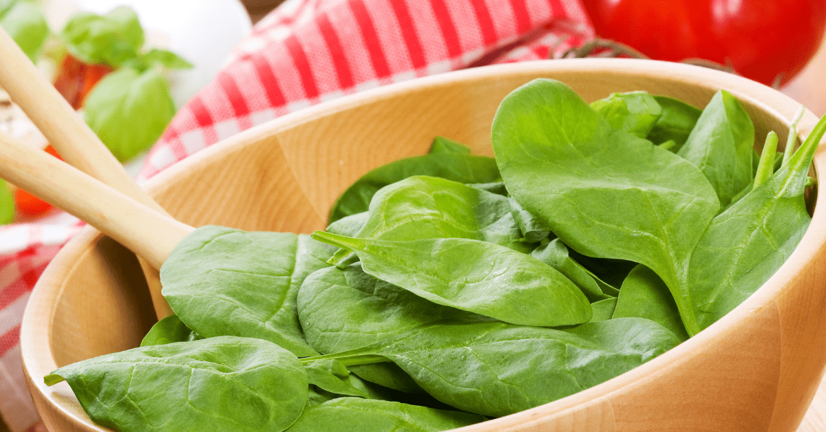 Spinach Leaves recipe salads, sweet & sour green salad