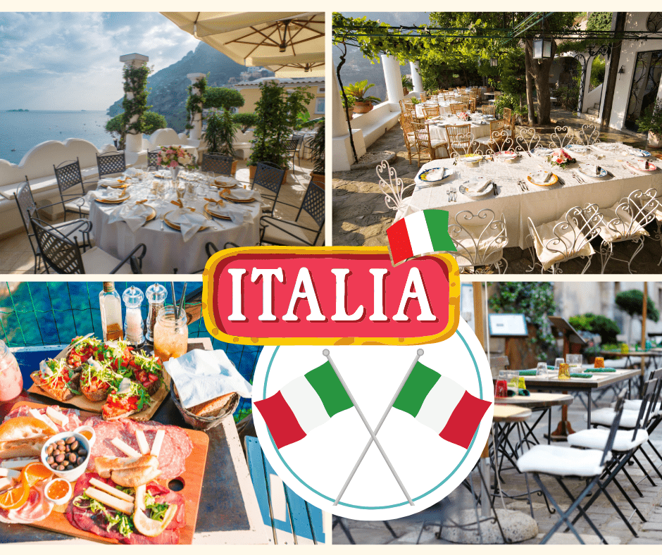 Amalfi party table ideas