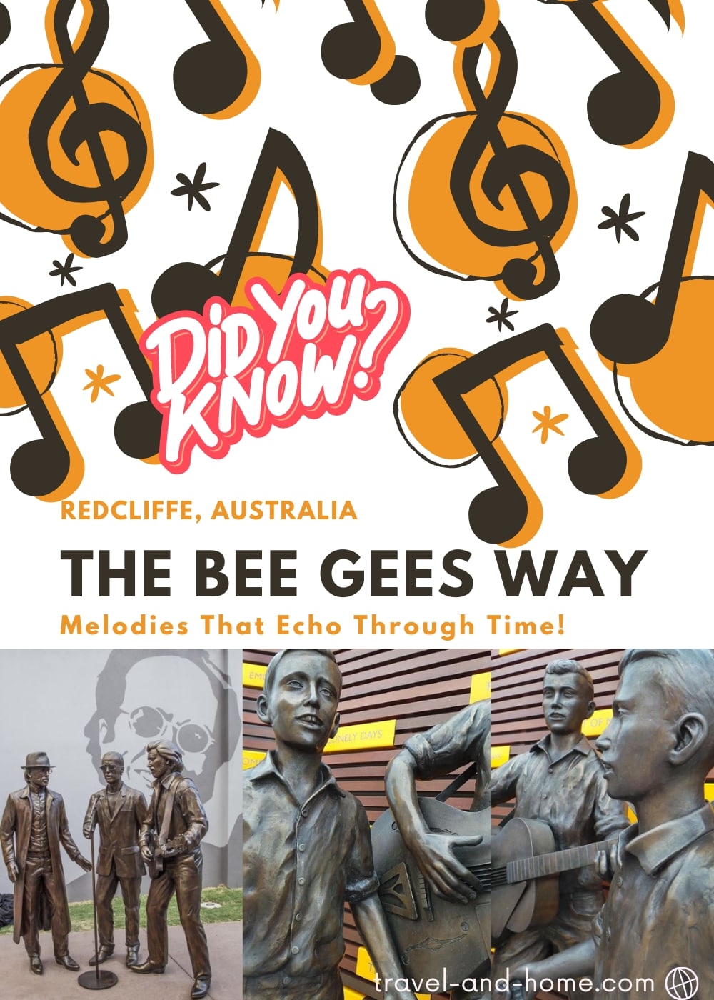 Brisbane day trip, Bee Gees Way, Redcliffe, sightseeing, attractions, music trivia min