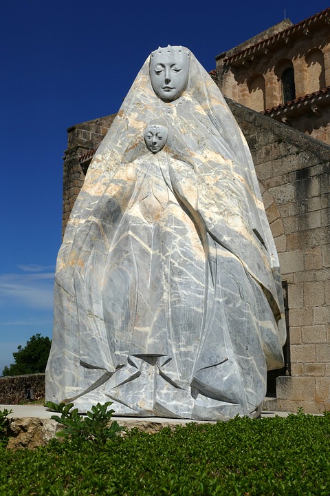FRANCE Chatel Madonna Christ image