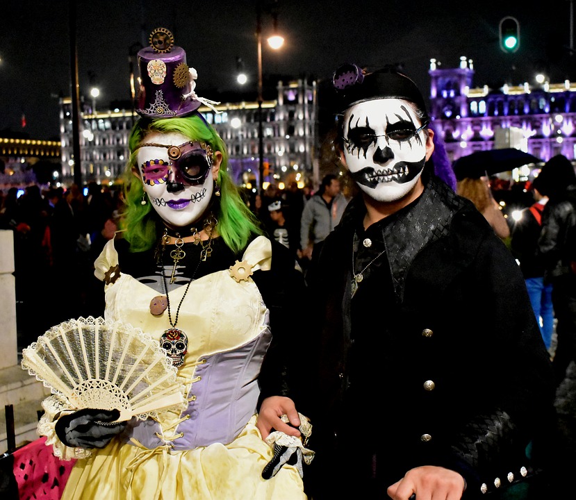 MEXICO Catrina Day Of The Dead Costume Death Skull BrugesCatrina Day Of The Dead Costume Death Skull Bruges