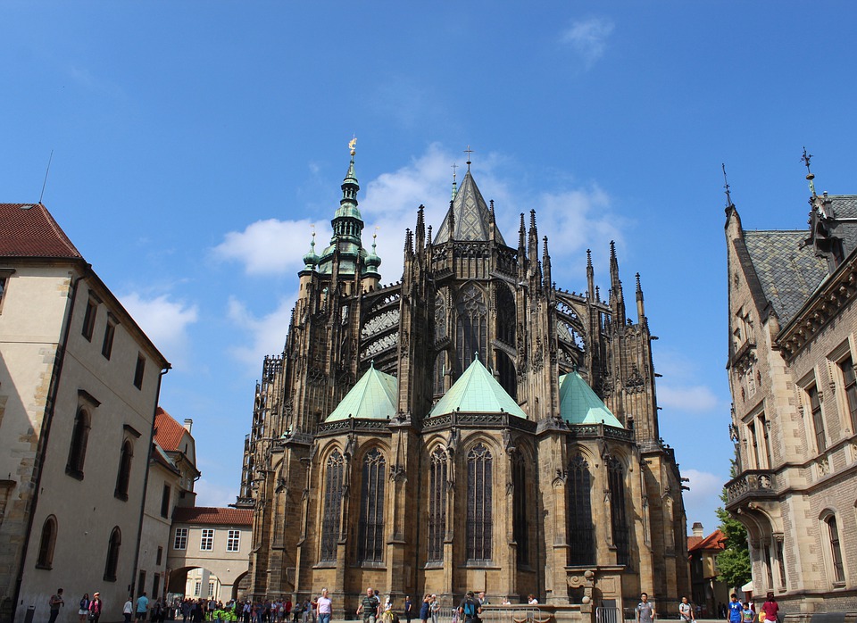 Prague St Vitus Cathedral Czech Republic Dom Church