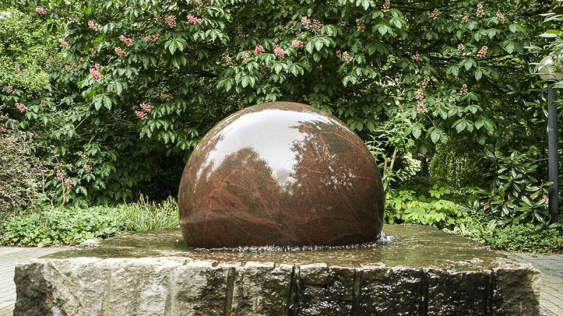 Fountain Decorative Fountains Stone Ball Water
