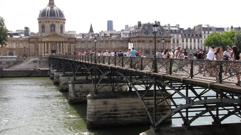 Pont Des Arts Love Pont de lArcheveche in Paris