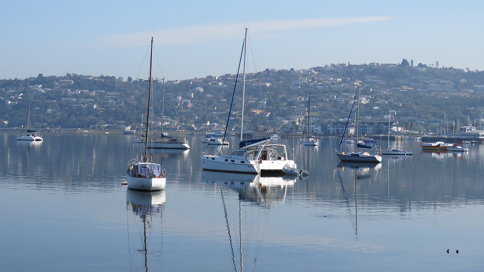 South Africa, the garden route, travel and home, Knysna, boats