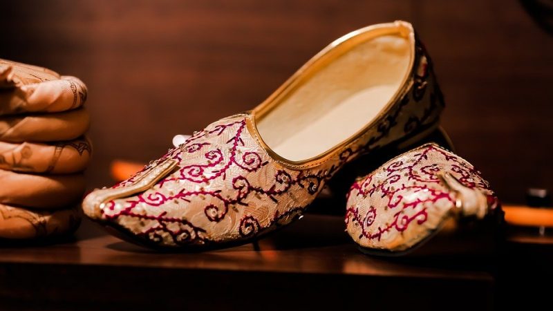 Traditional Leather Shoes Indian Delhi Indoor
