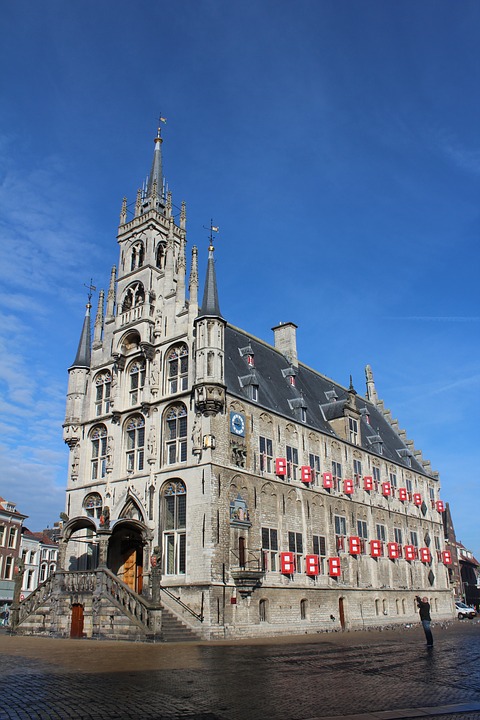 Gouda Markt Town Hall Market Square Netherlands Travel and Home