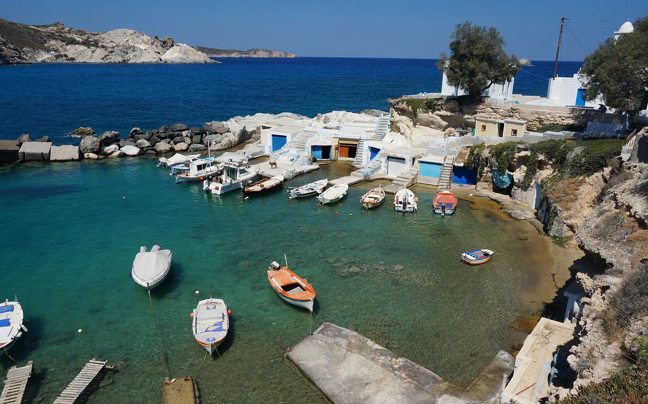 Greece Milos Sun Fishermens Houses Best Greek Islands to Visit