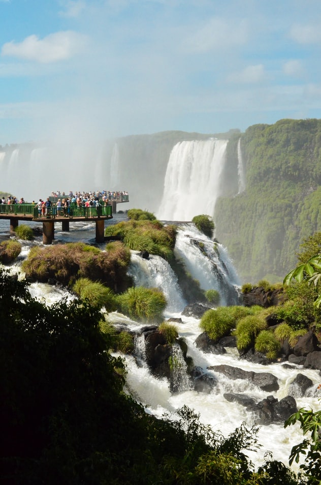 Iguazu Falls popular tourist attraction