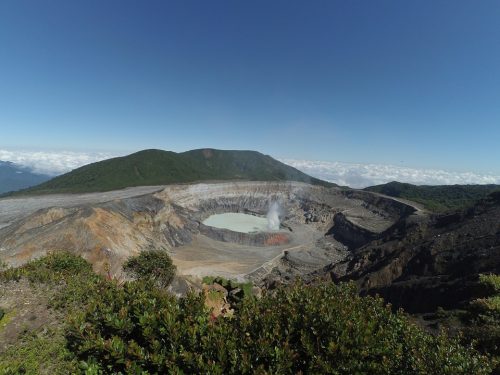 travel and home volcano craters in Costa Rica Poas Volcano Alajuela Province