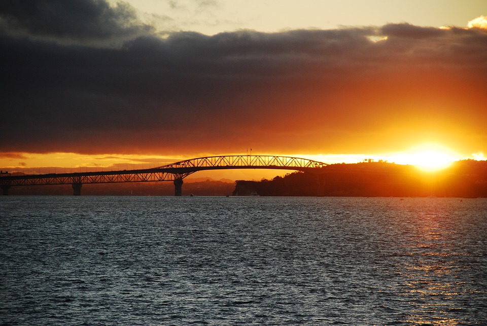 Auckland New Zealand Auckland Harbor Bridge