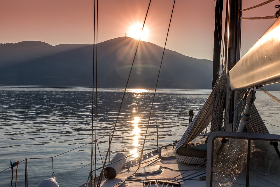 kefalonia island sail ionian sea greece greek island sunrise
