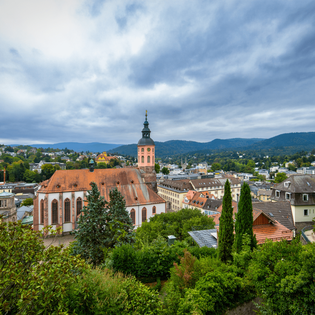 View of Baden Baden in Germany