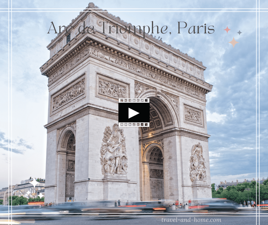 Arc de Triomphe Paris France attractions sightseeing things to do