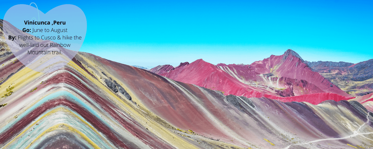 Vinicunca Rainbow Mountain A painted picture