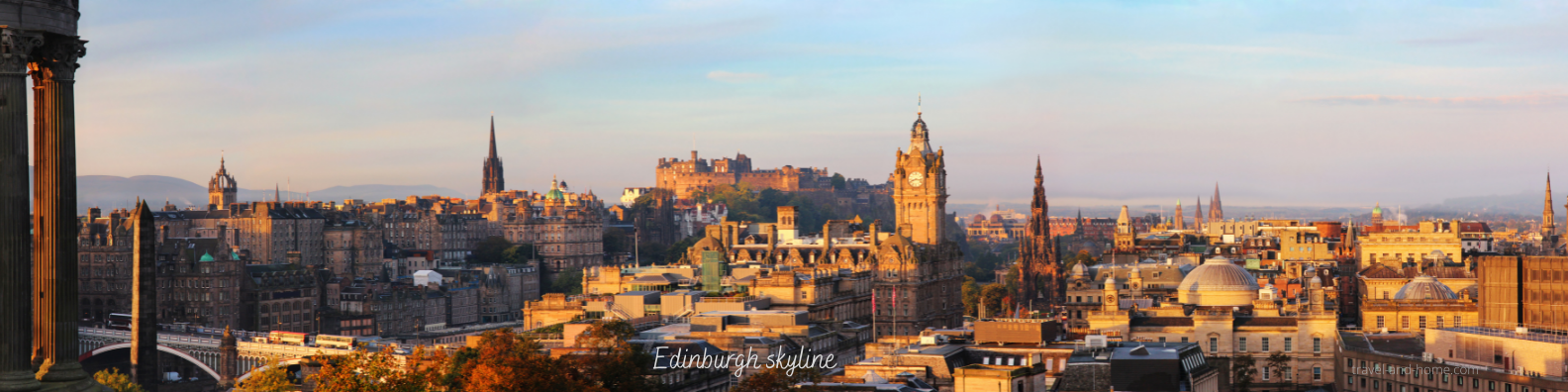 Edinburgh UK United Kingdom skyline cityscape panoramic view photo