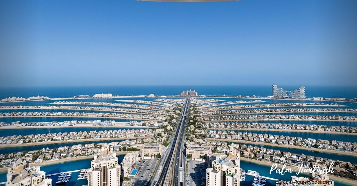 Palm Jumeirah Dubai Skyline Asia UAE