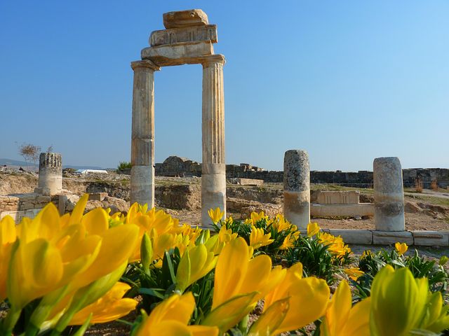 Hierapolis Pamukkale UNESCO World Heritage Site Turkiye ancient culture history