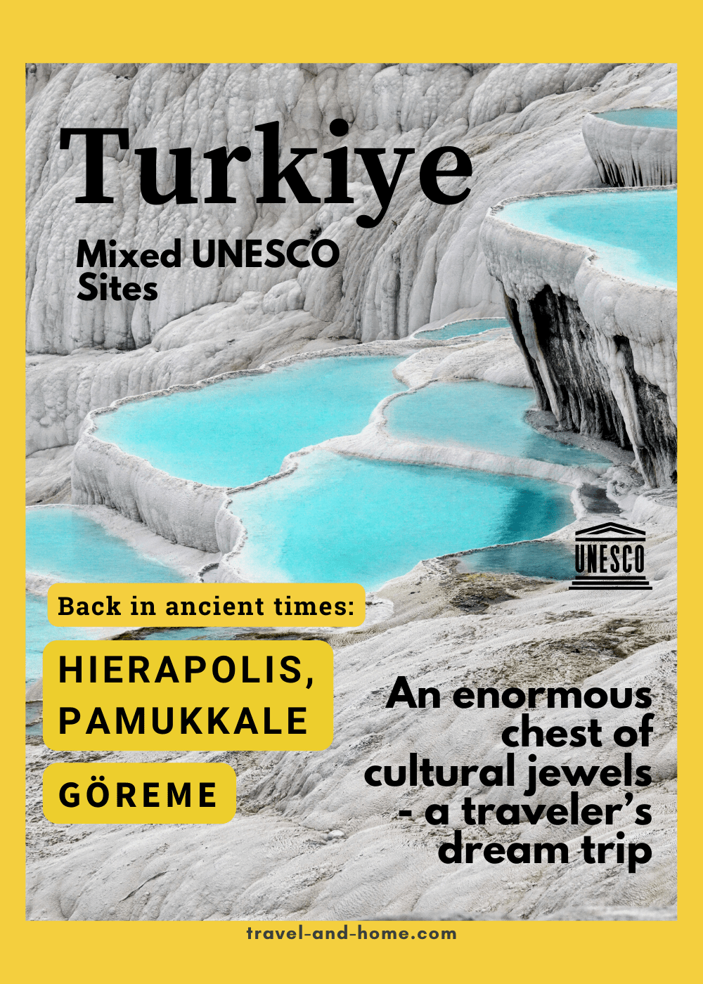 Visit Turkey Turkiye UNESCO World Heritage Sites things to do in Turkey Turkiye Pamukkale Hierapolis Goreme National Park min