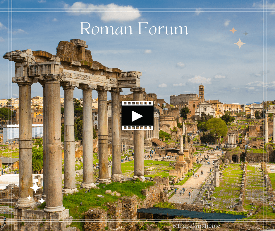 Roman Forum Rome free virtual travel guide