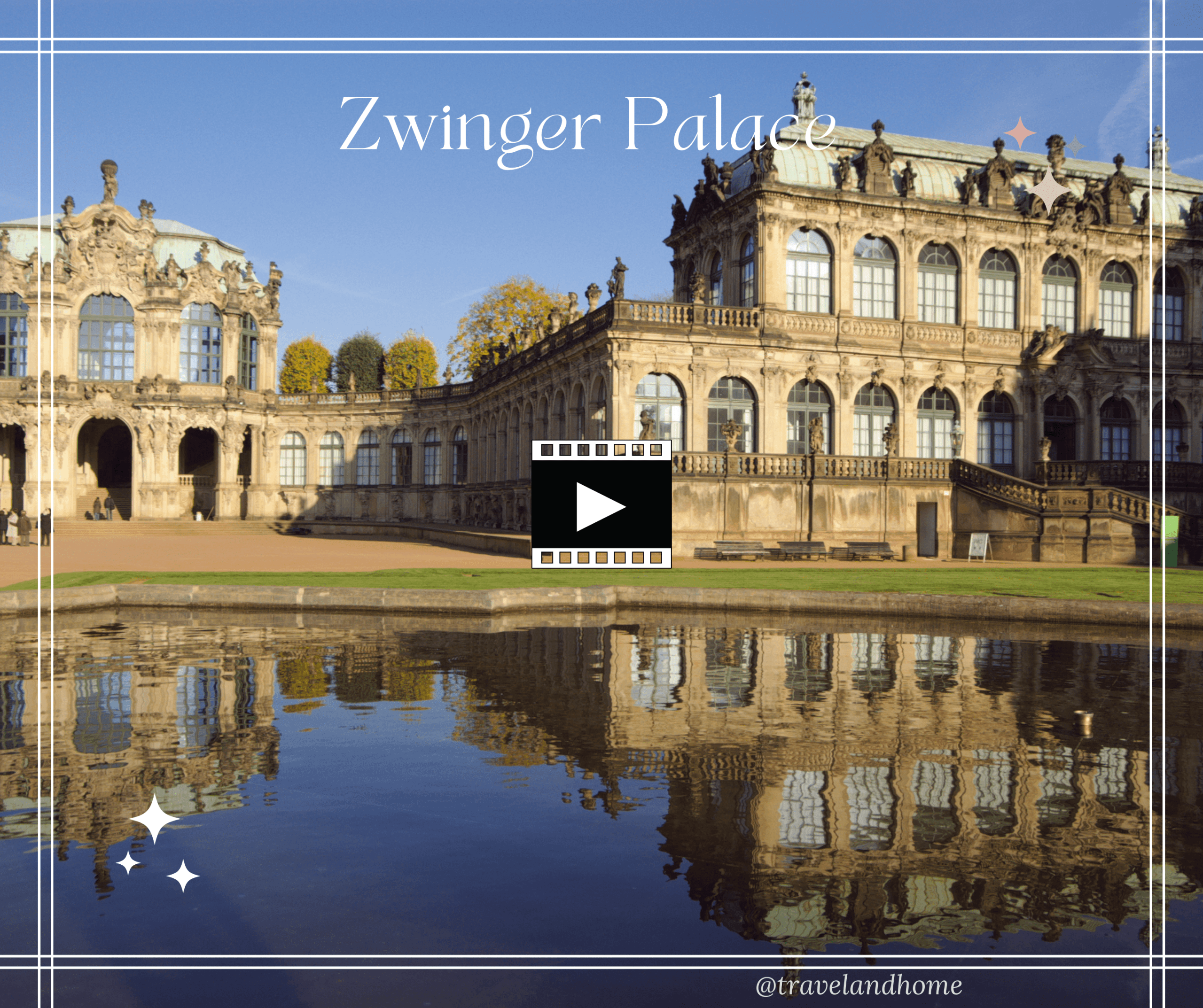 Zwinger Palace Dresden Germany free virtual travel video