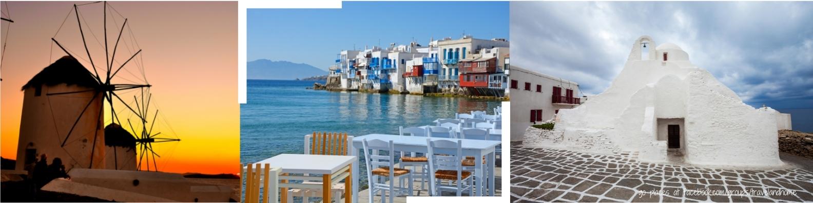 Mykonos best sightseeing and top attractions windmills little venice Panagia Paraportiani church