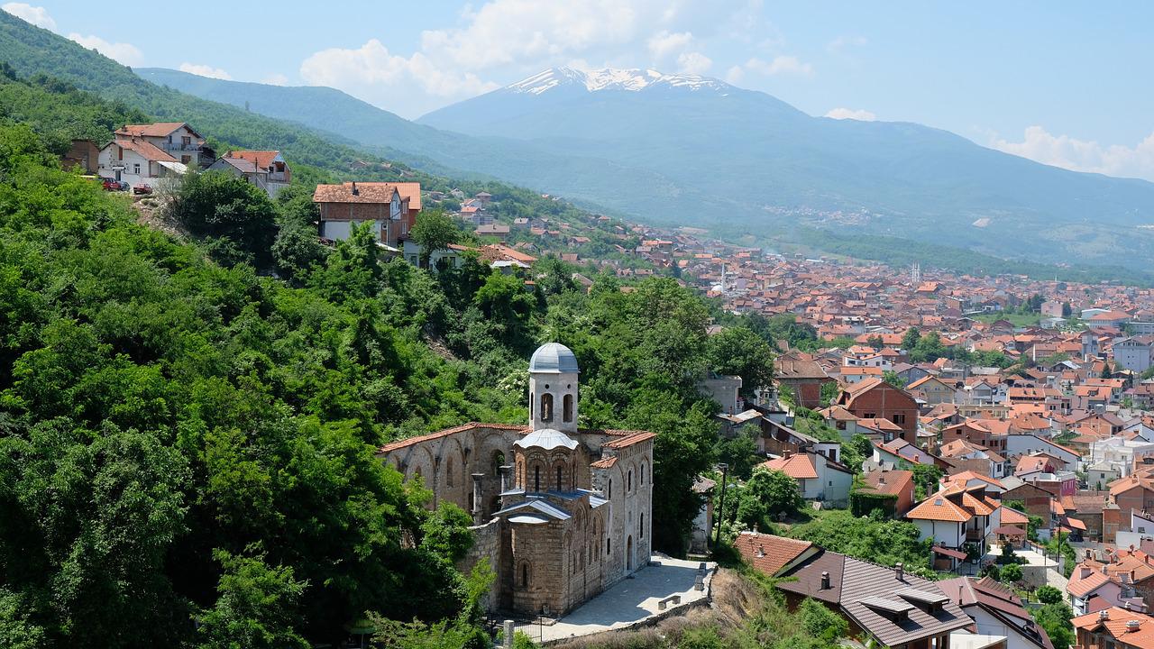 Prizren Kosovo City View Town Traveler The Church