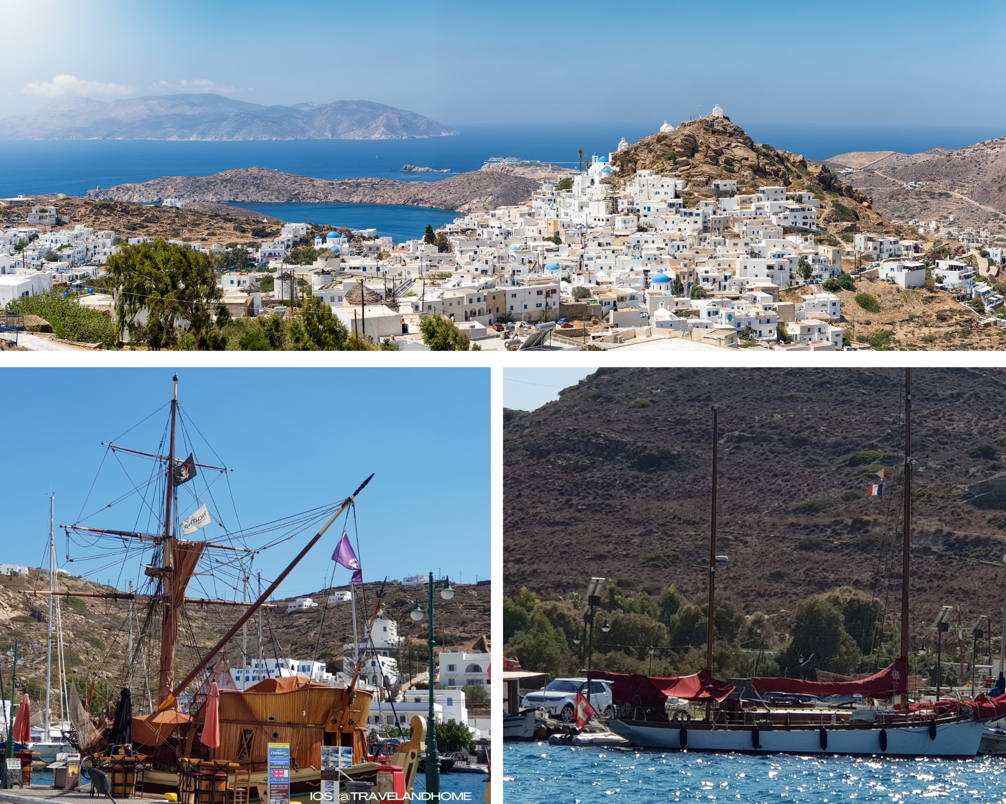 Holidays in Ios Cyclades Greek islands cruises daytrips panoramic views travel and home min
