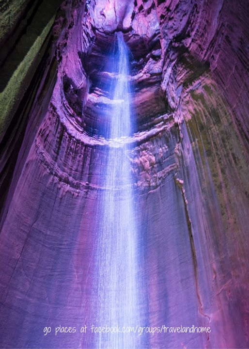Unusual Places Ruby Falls Cave within Lookout Mountain near Tennessee travel and explore USA nature natural