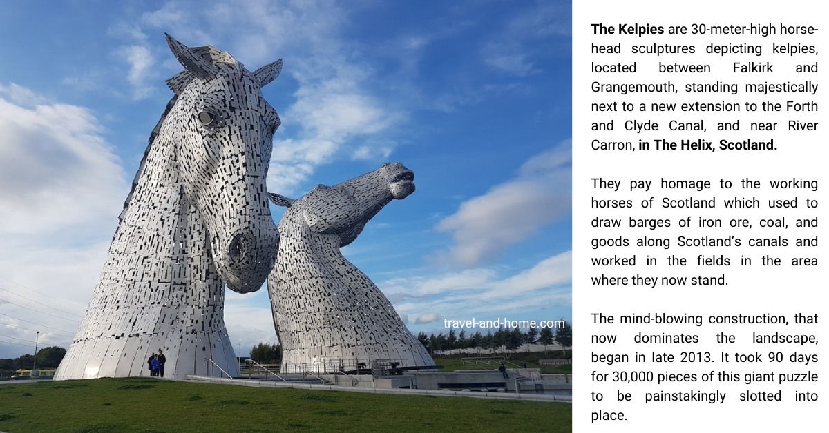 The Kelpies must see in Scotland near Edinburgh Glasgow