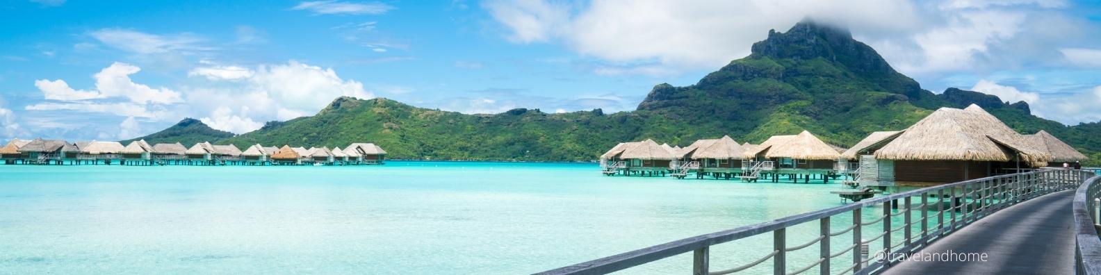 Beautiful accommodation in Bora Bora holiday French Polynesia Oceanias Leading Destination travel and home