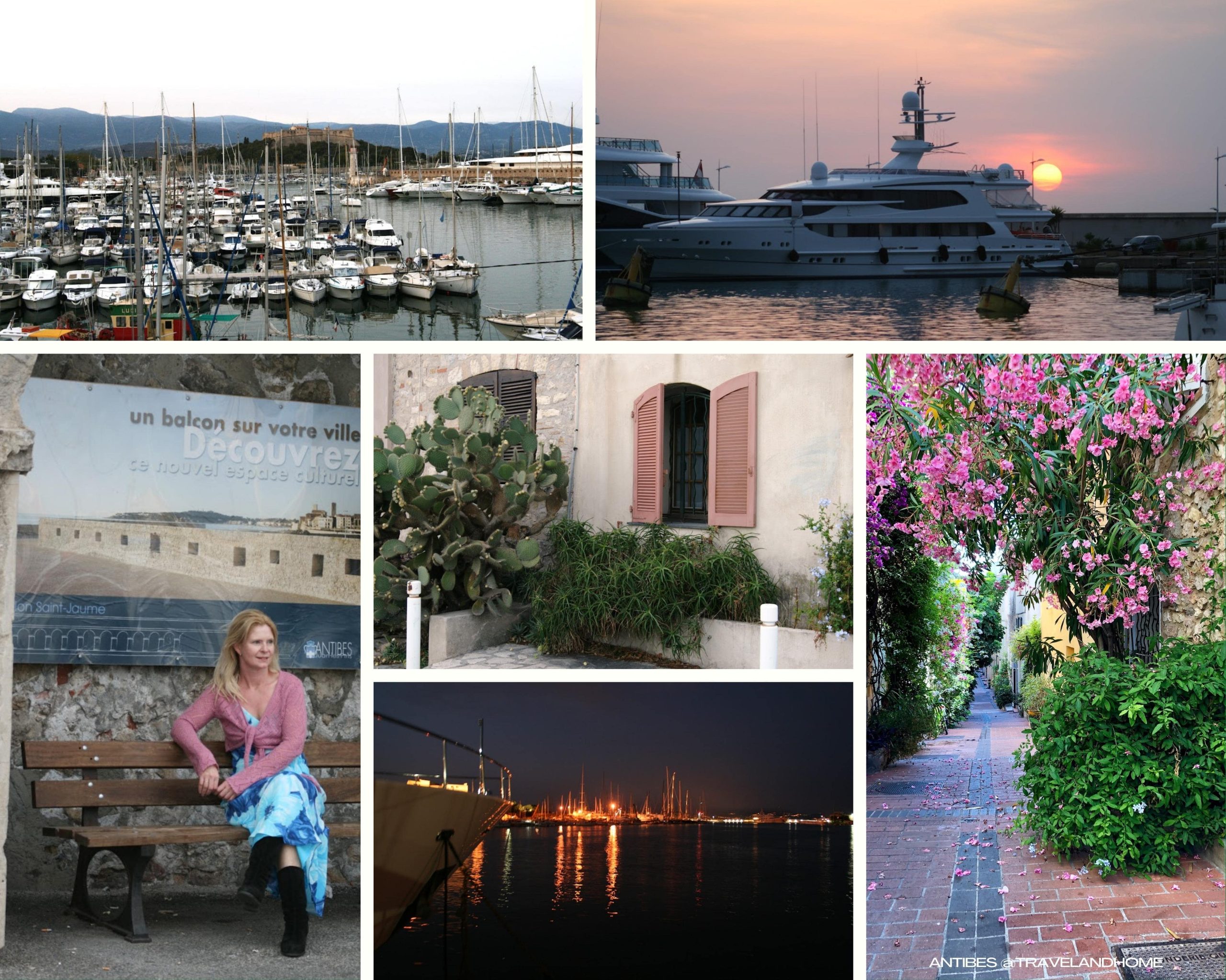 Holiday travel to Antibes best things to do in Antibes sunset house flowers ally min