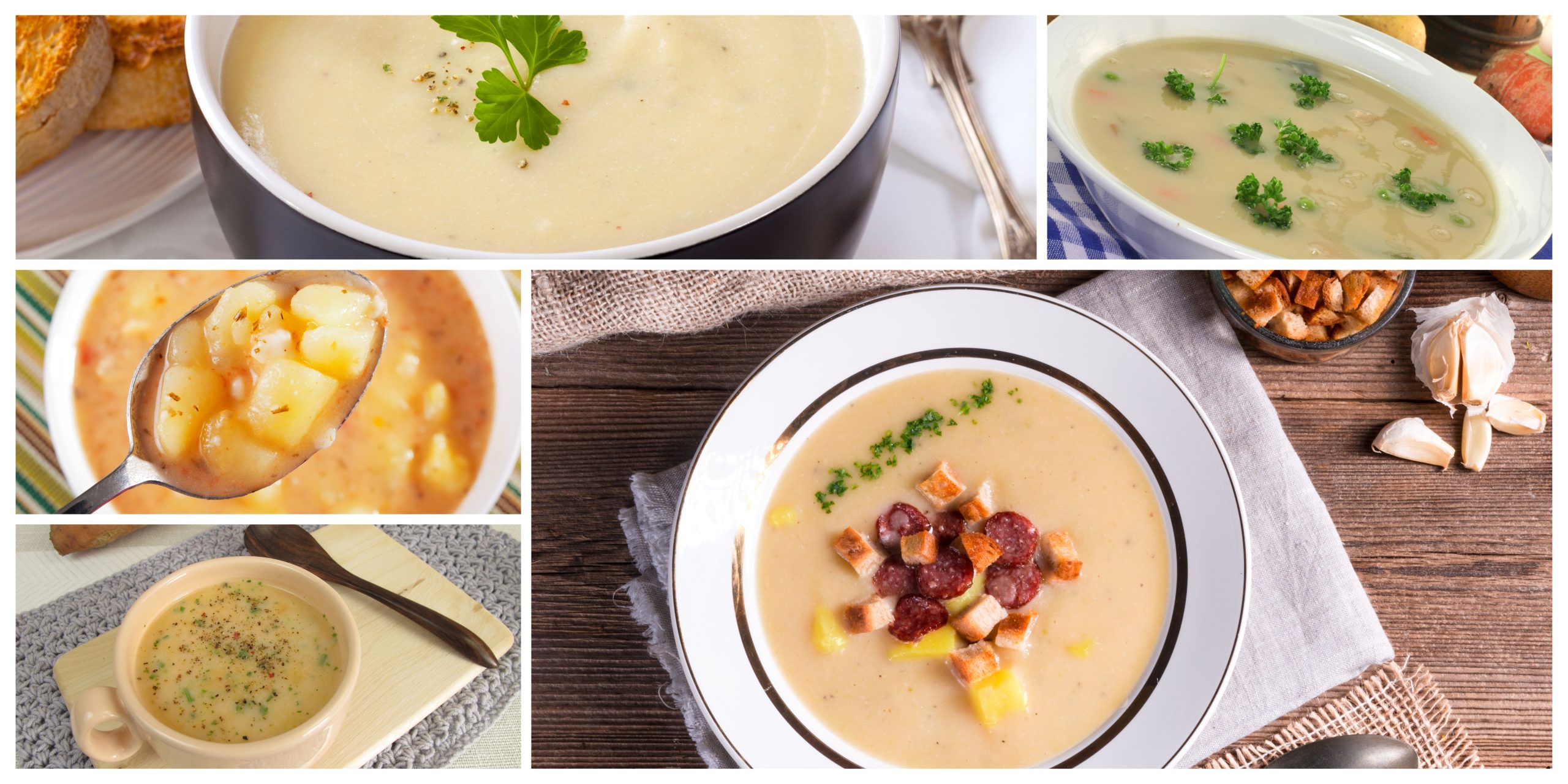 Serving suggestion for potato soup creamy ideas for dinner Reis en Huis