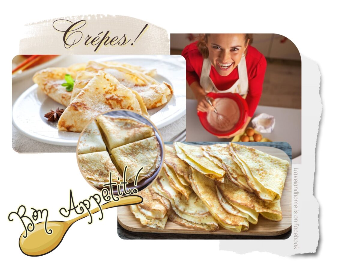 Crepes, sweet, french cuisine, easy crepes recipe min